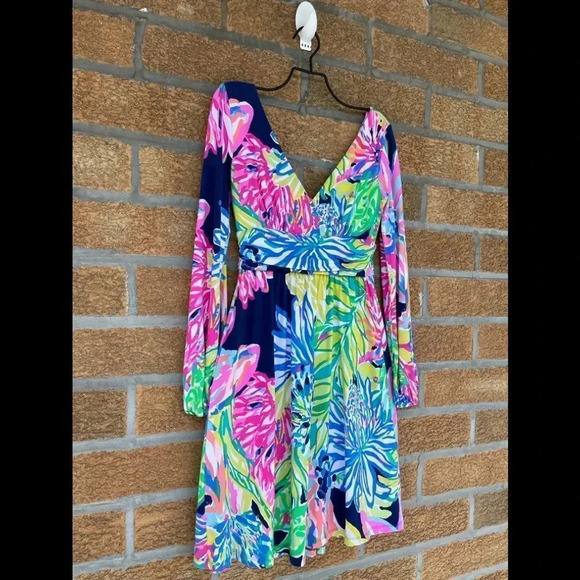Lilly Pulitzer Fleur Dress XS - Picture 4 of 7